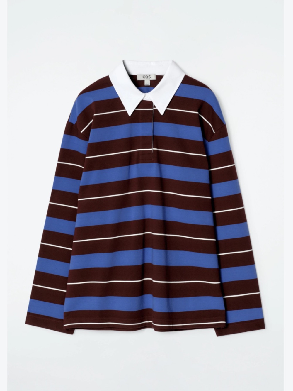 COS NWT Striped Rugby Polo